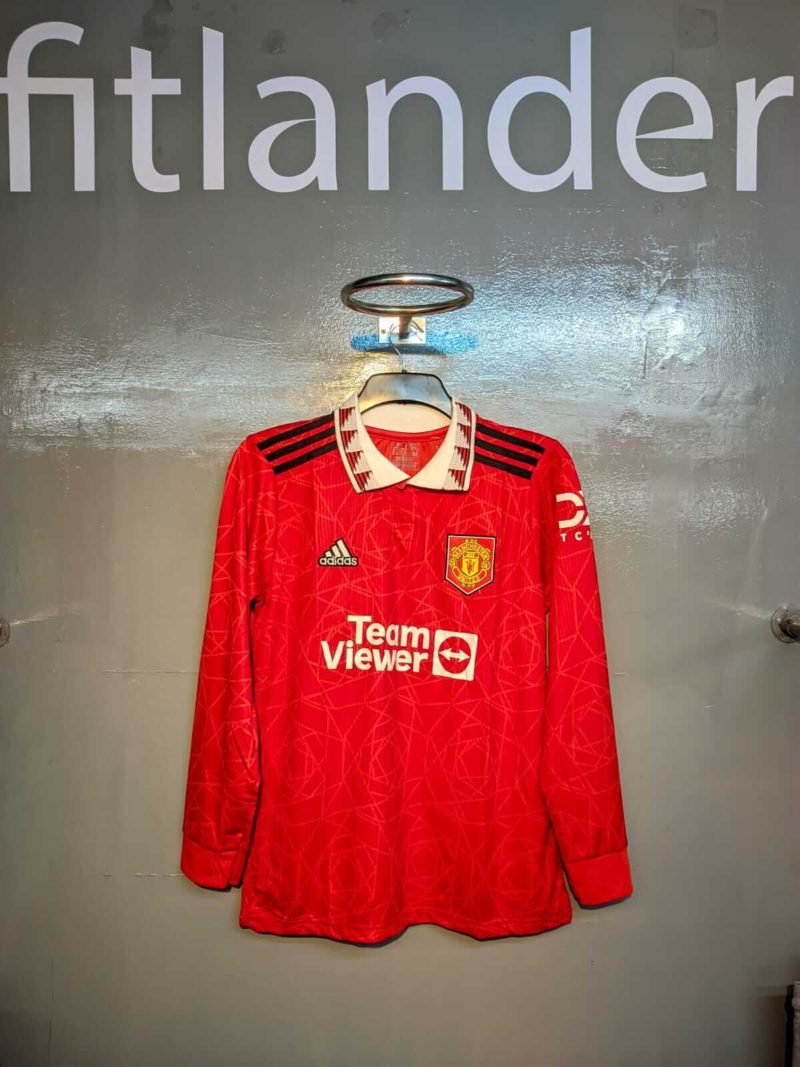 Man U Home Polo Full Sleeve