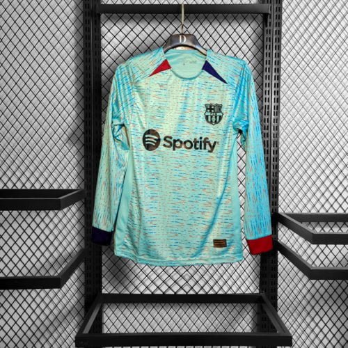 Barcelona Third Kit Full Sleeve Jersey 23-24
